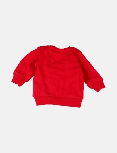 Name it Sudadera roja estampado navideño