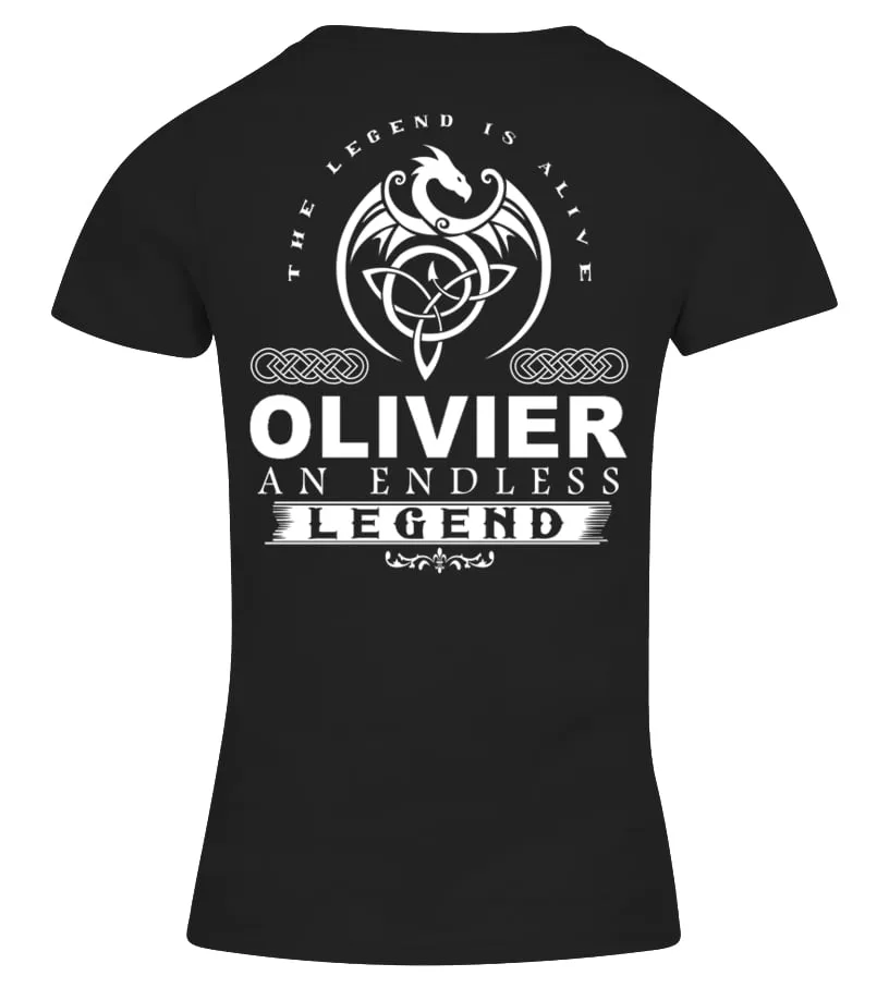 OLIVIER an andless legend Camiseta cuello pico Mujer