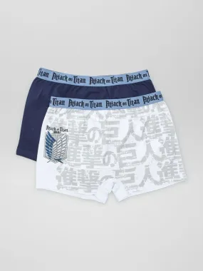 Pack de 2 boxers 'Ataque a los Titanes' - AZUL