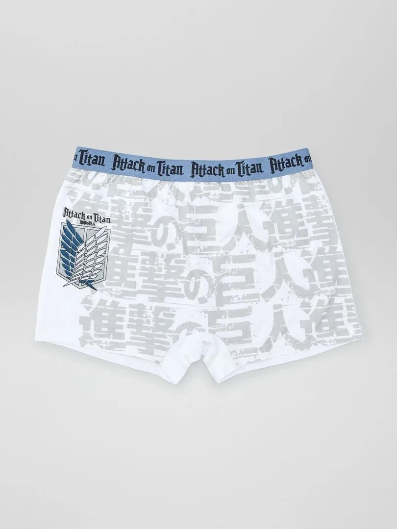 Pack de 2 boxers 'Ataque a los Titanes' - AZUL