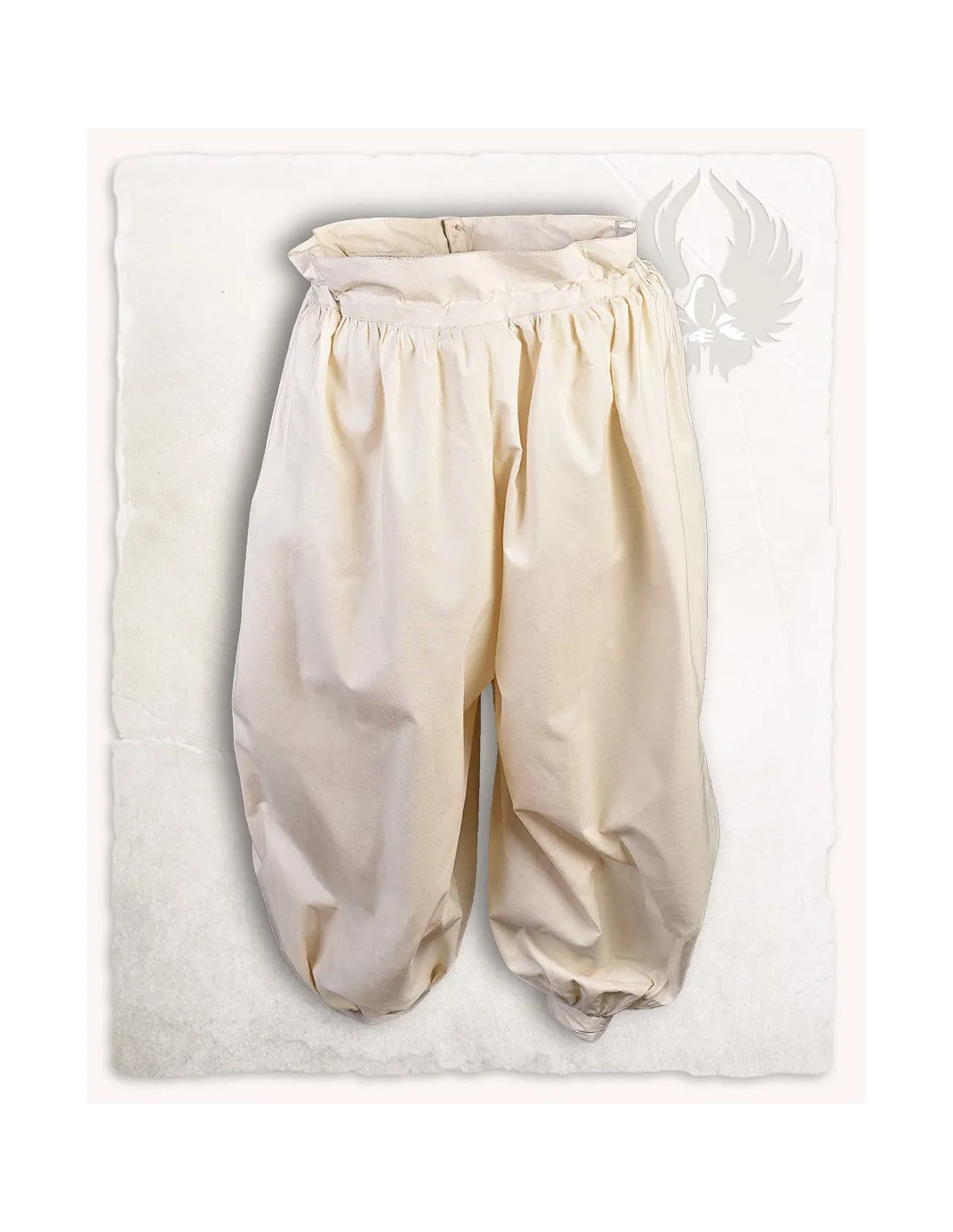 Pantalones anchos modelo Ataman - color crema