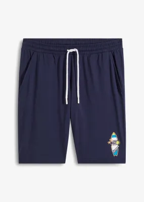 Pantalón de algodón Azul marino