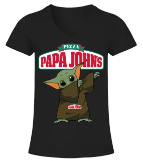 Papa John's Pizza Camiseta cuello pico Mujer