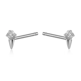 Pendientes en Plata de Ley Mini Spike