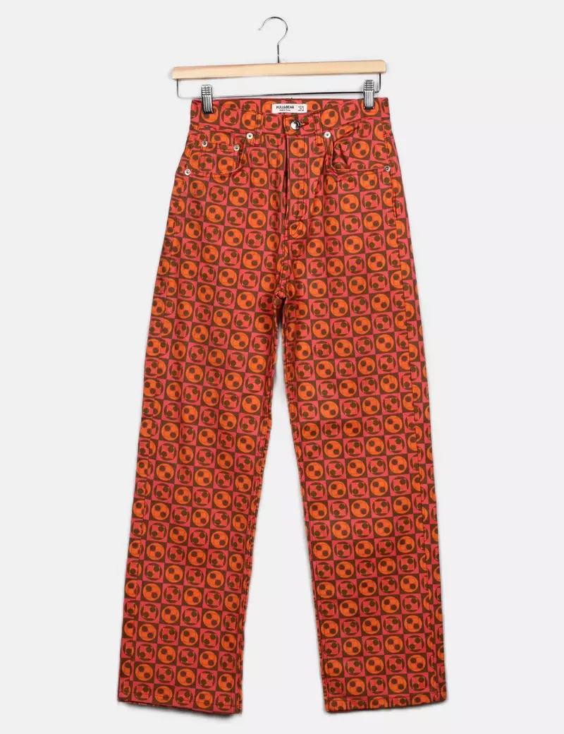 Pull&Bear Pantalones de tela Anchos