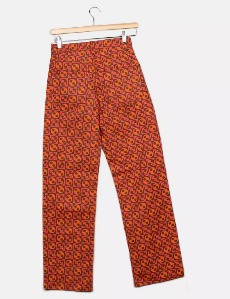 Pull&Bear Pantalones de tela Anchos