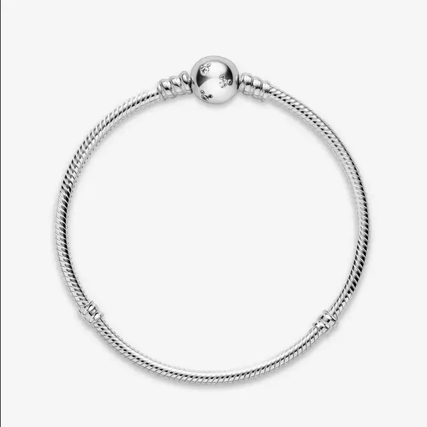 Pulsera Moments en plata de ley cierre Mickey 590731CZ