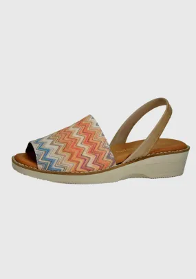 Sandalia Cuero Lizyl Multicolor