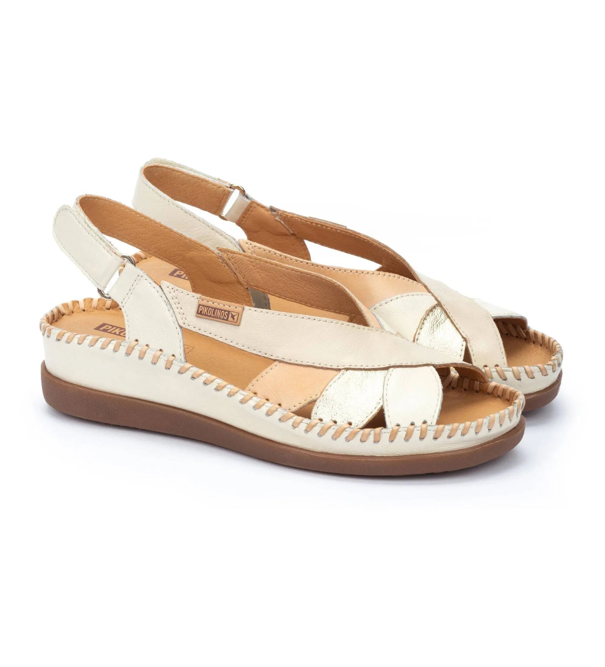 Sandalias de piel Cadaques blanco