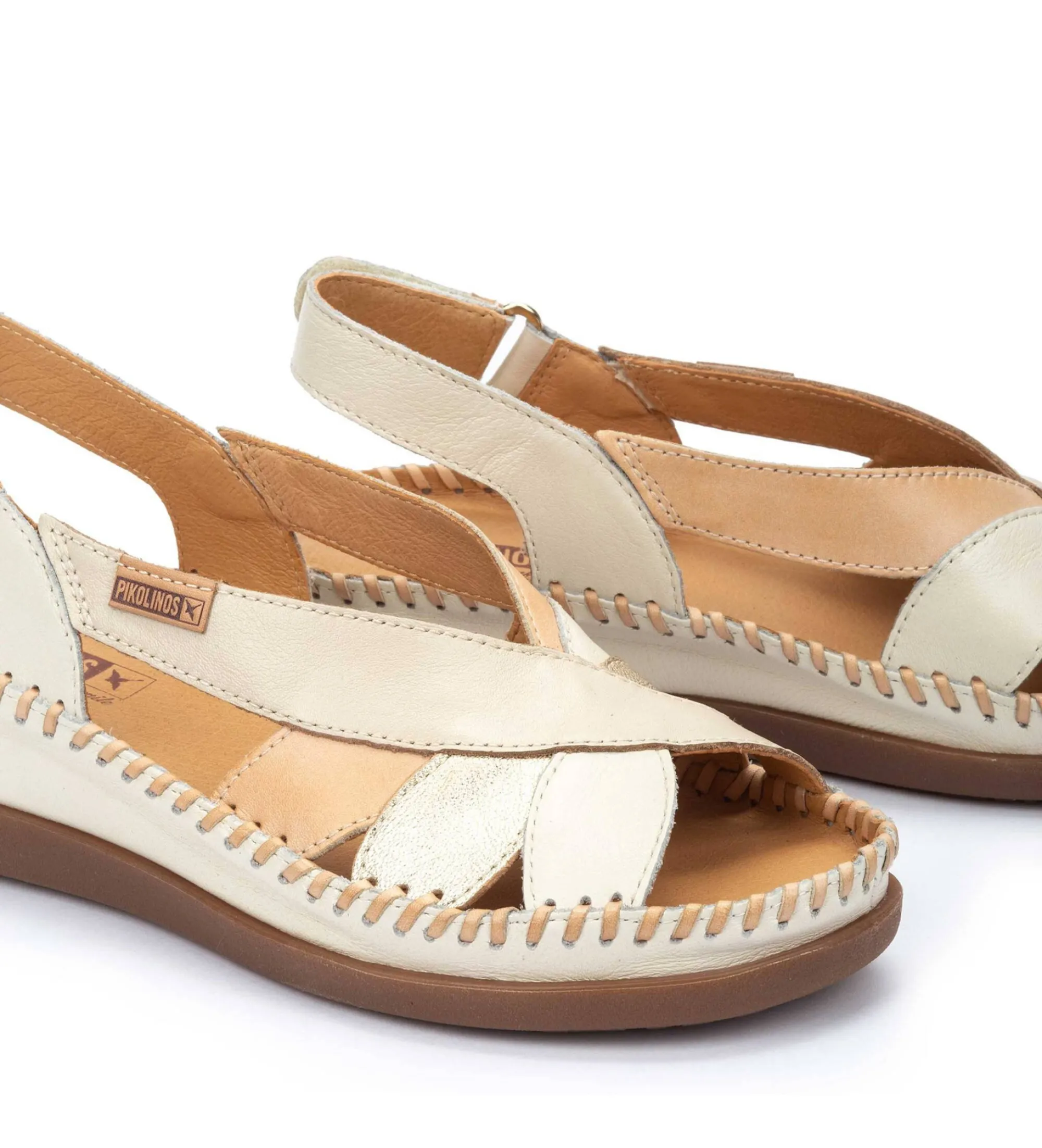 Sandalias de piel Cadaques blanco