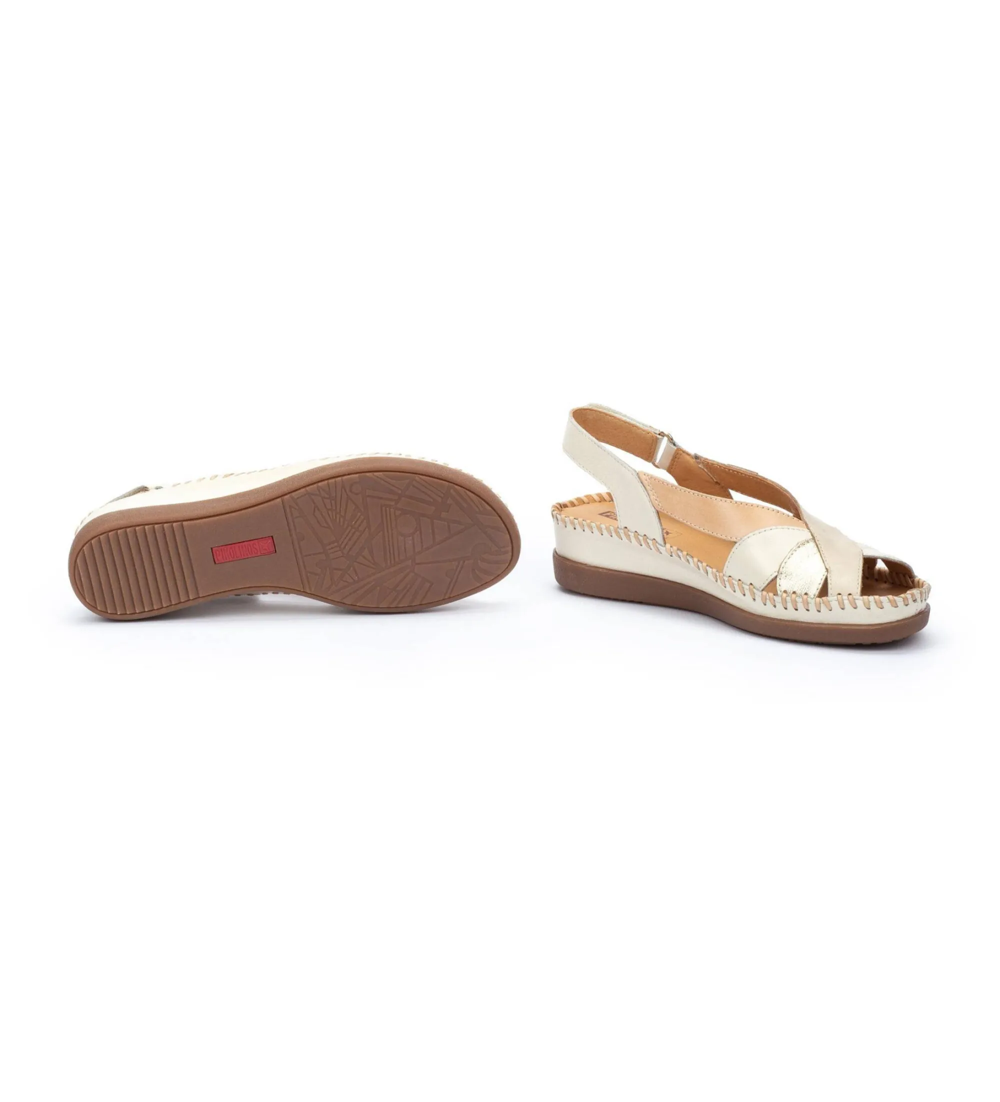 Sandalias de piel Cadaques blanco