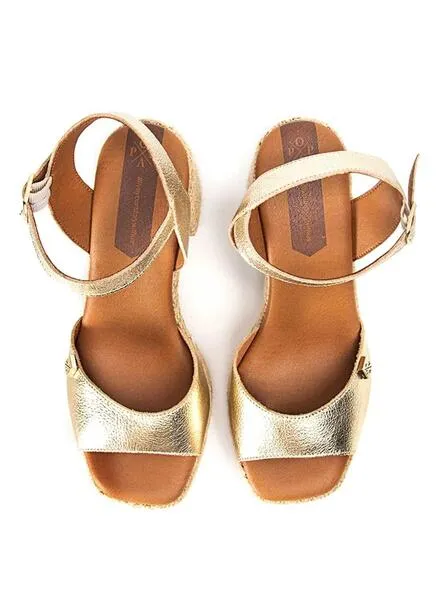 Sandalias Popa Marsella Oro Para Mujer