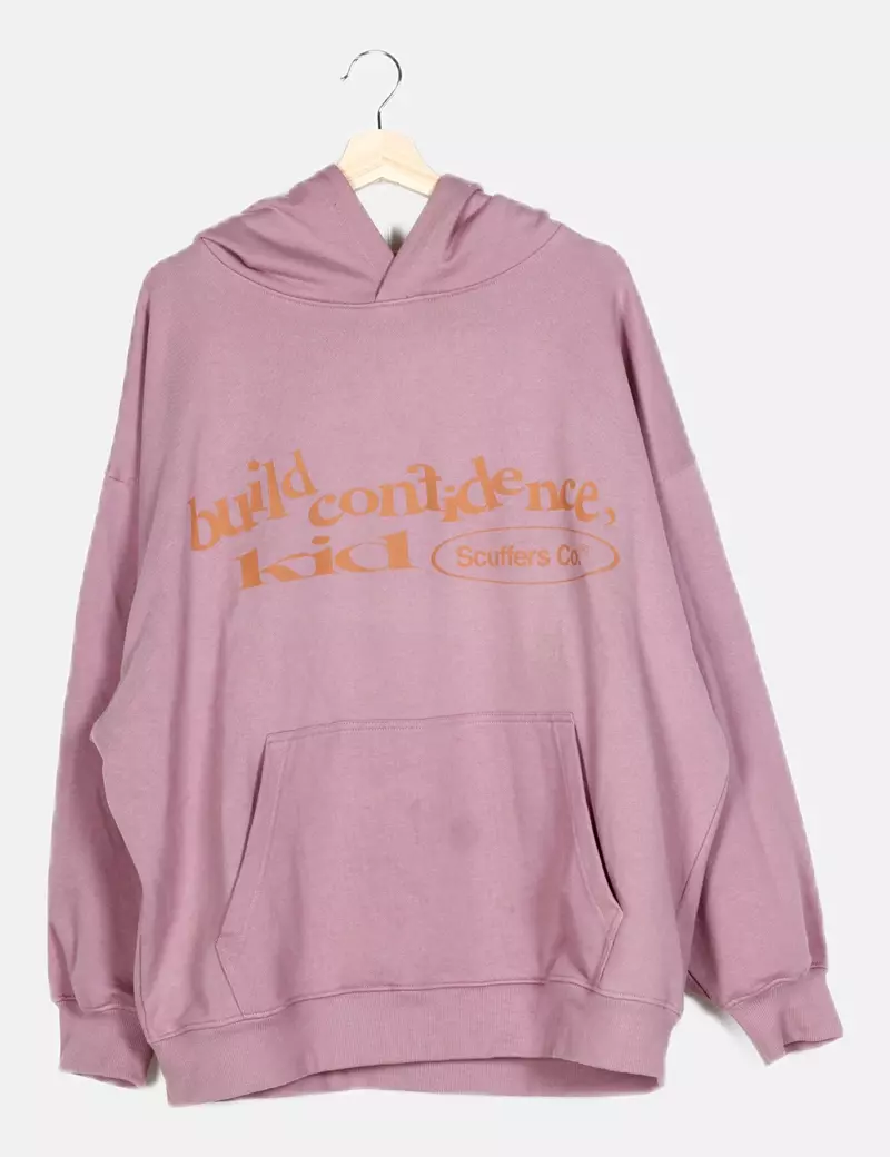 Scuffers Sudadera morada con capucha