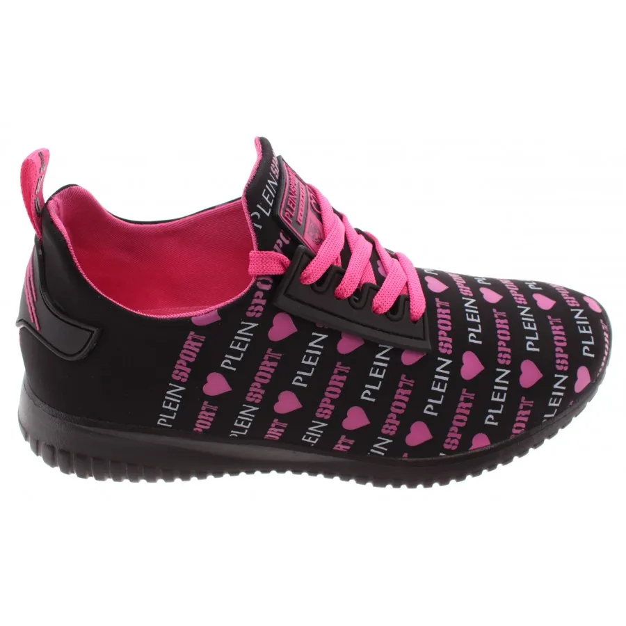 Sneakers Mujeres PLEIN SPORT Runner Cindy Negre Fuxia