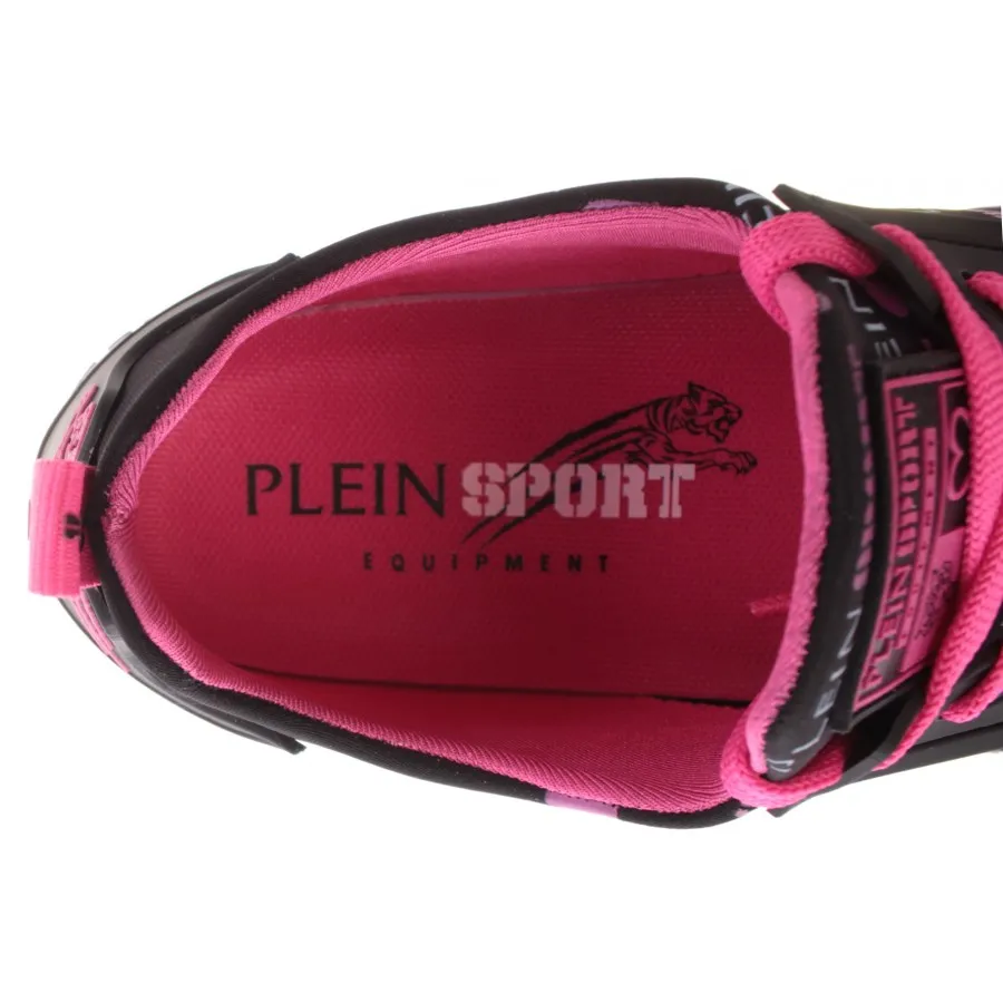 Sneakers Mujeres PLEIN SPORT Runner Cindy Negre Fuxia