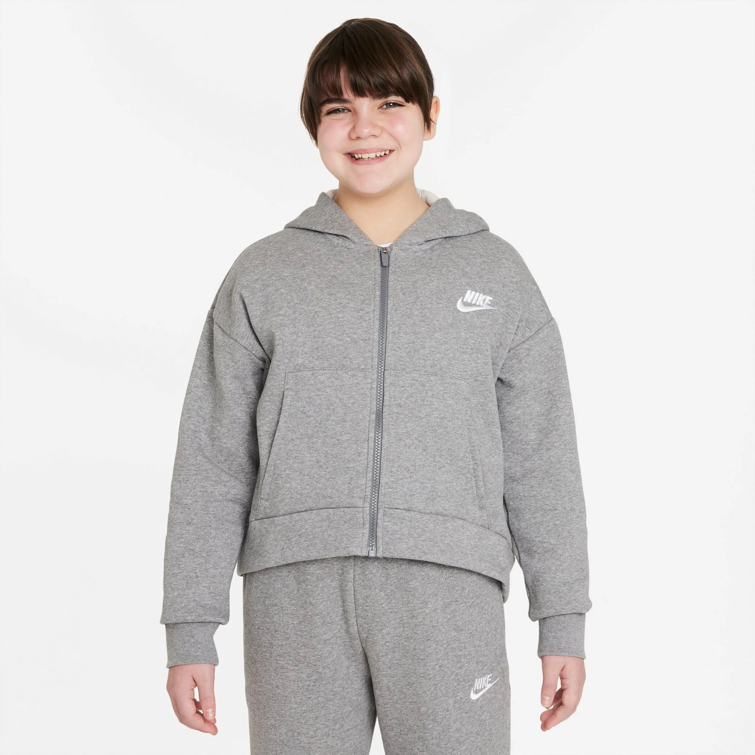 Sportswear Club Fleece Sudadera Con Cremallera Chicas