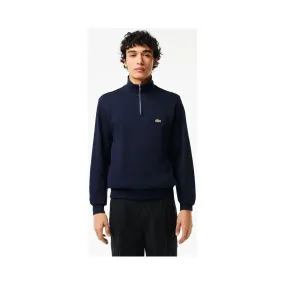 Sudadera Azul Marino  con Cuello