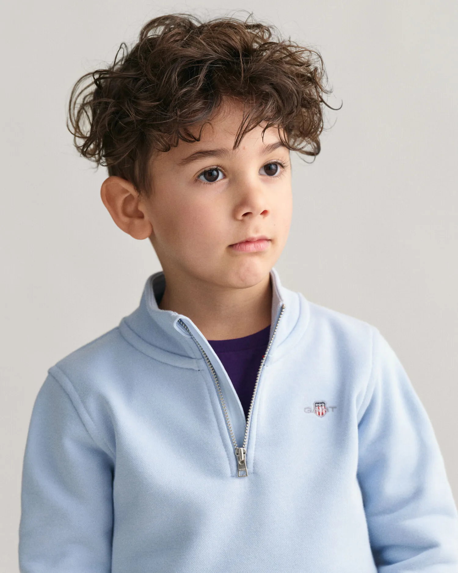 Sudadera con media cremallera Shield Kids