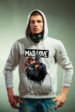 Sudadera de hombre MADLOVE gris mezcla