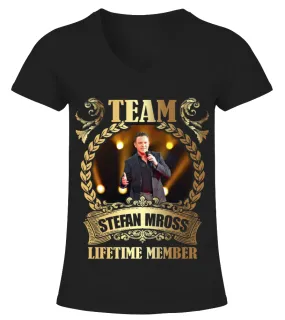 TEAM STEFAN MROSS - LIFETIME MEMBER Camiseta cuello pico Mujer