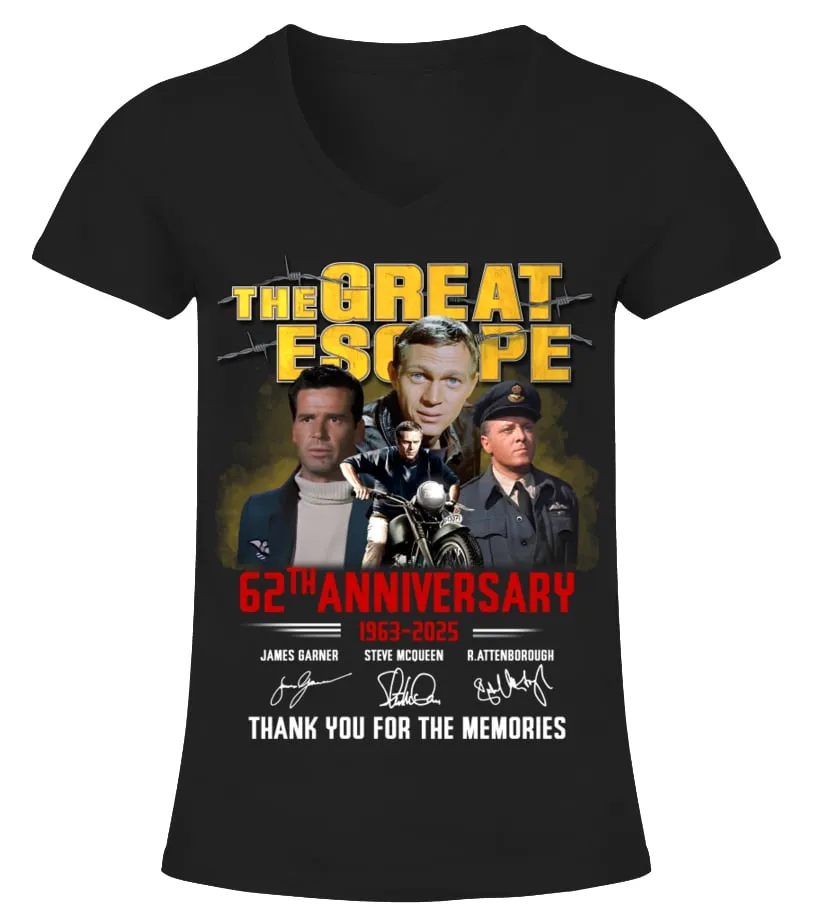 The Great Escape 2025 anniversary BK Camiseta cuello pico Mujer