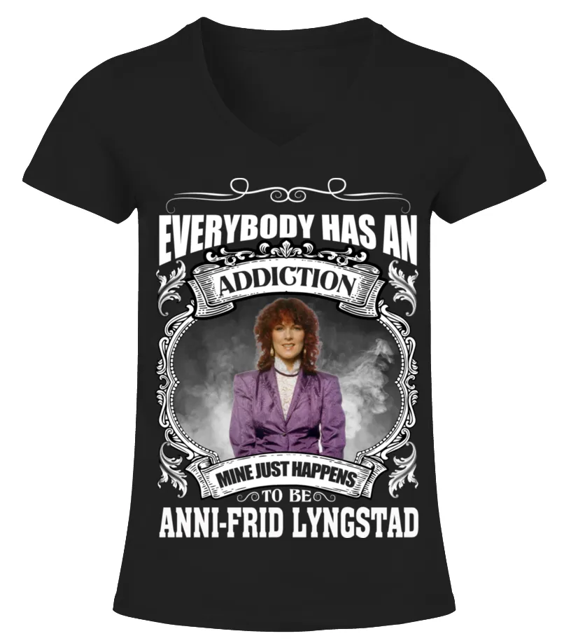 TO BE ANNI-FRID LYNGSTAD Camiseta cuello pico Mujer