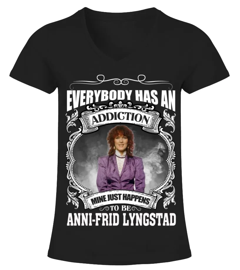 TO BE ANNI-FRID LYNGSTAD Camiseta cuello pico Mujer