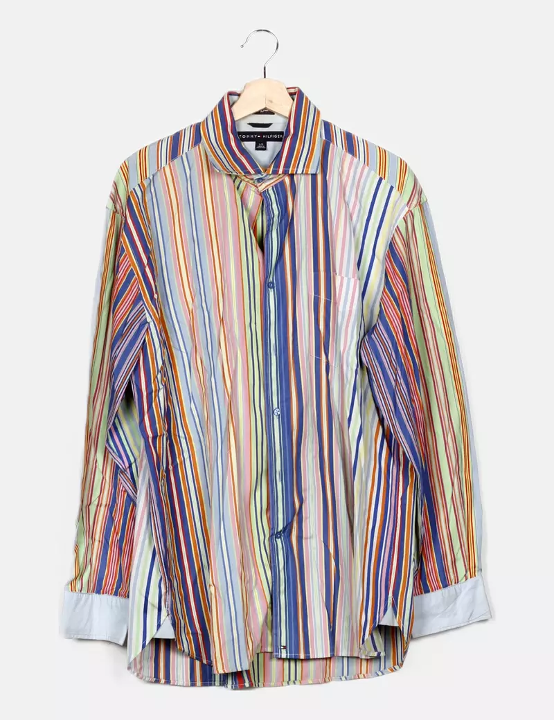 Tommy Hilfiger Camisa rayas multicolor