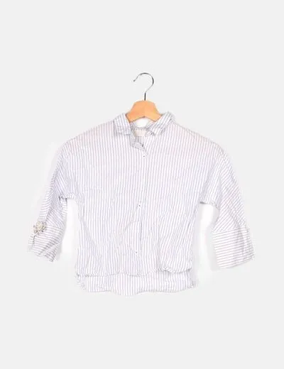 Zara Camisa bicolor rayas