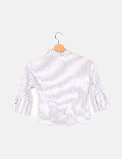 Zara Camisa bicolor rayas