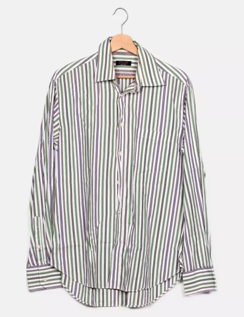 Zara Camisa tricolor rayas