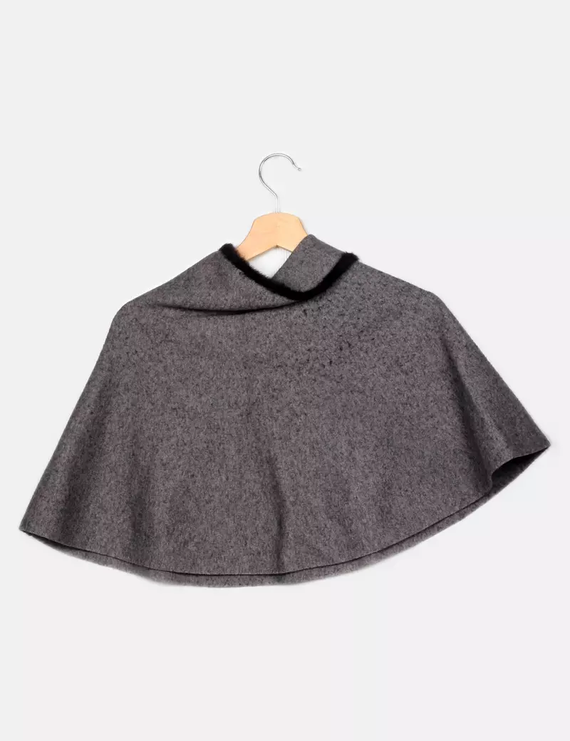 Zara Capa y poncho de paño