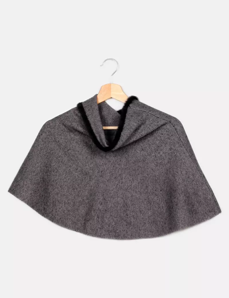 Zara Capa y poncho de paño